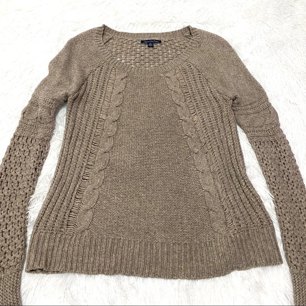 American Eagle Cable Knit Sweater